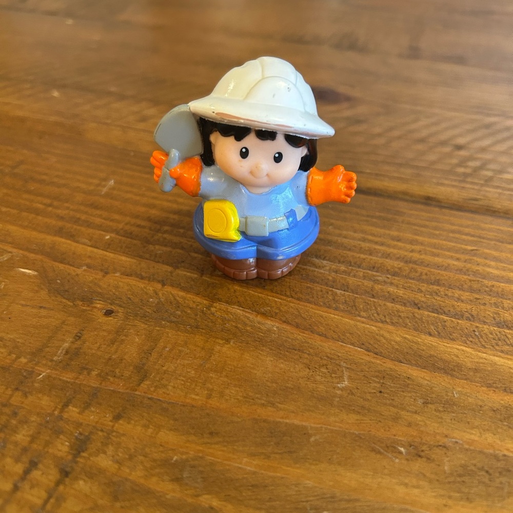 Fisher Price Little People Construction worker as is